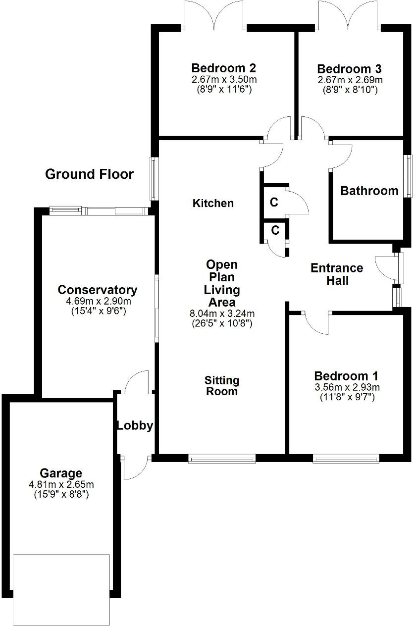Downsview Road, Bembridge, PO35 5QT floorplan