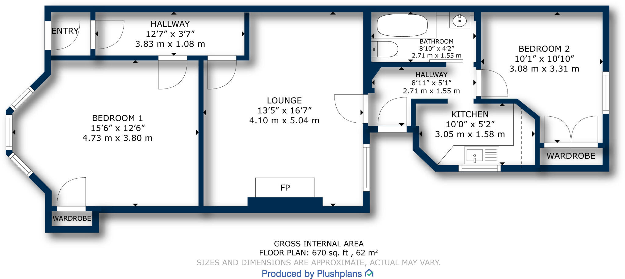 McCalls Avenue, Ayr, South Ayrshire, KA8 floorplan