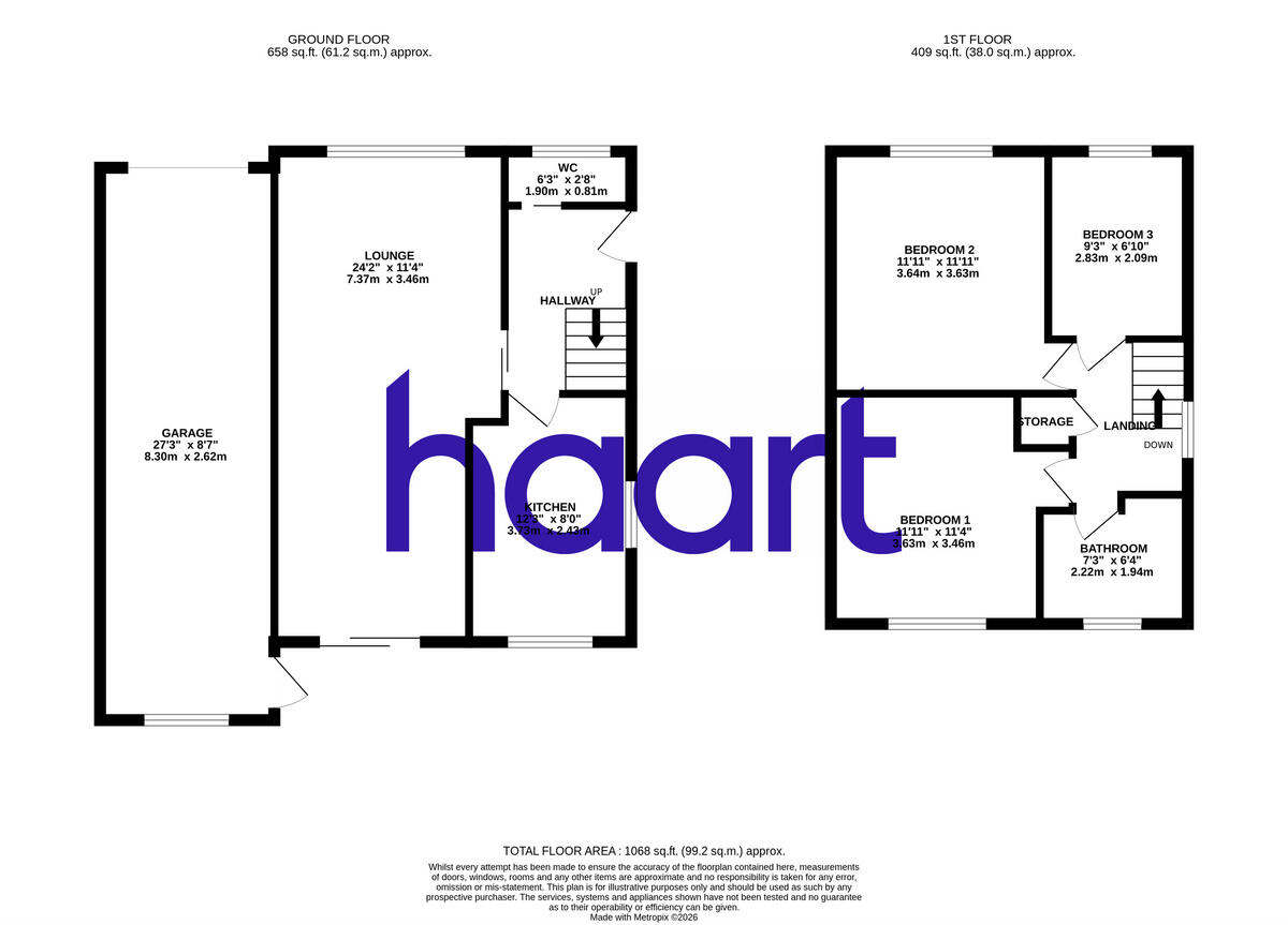 Mascalls Lane, Brentwood floorplan