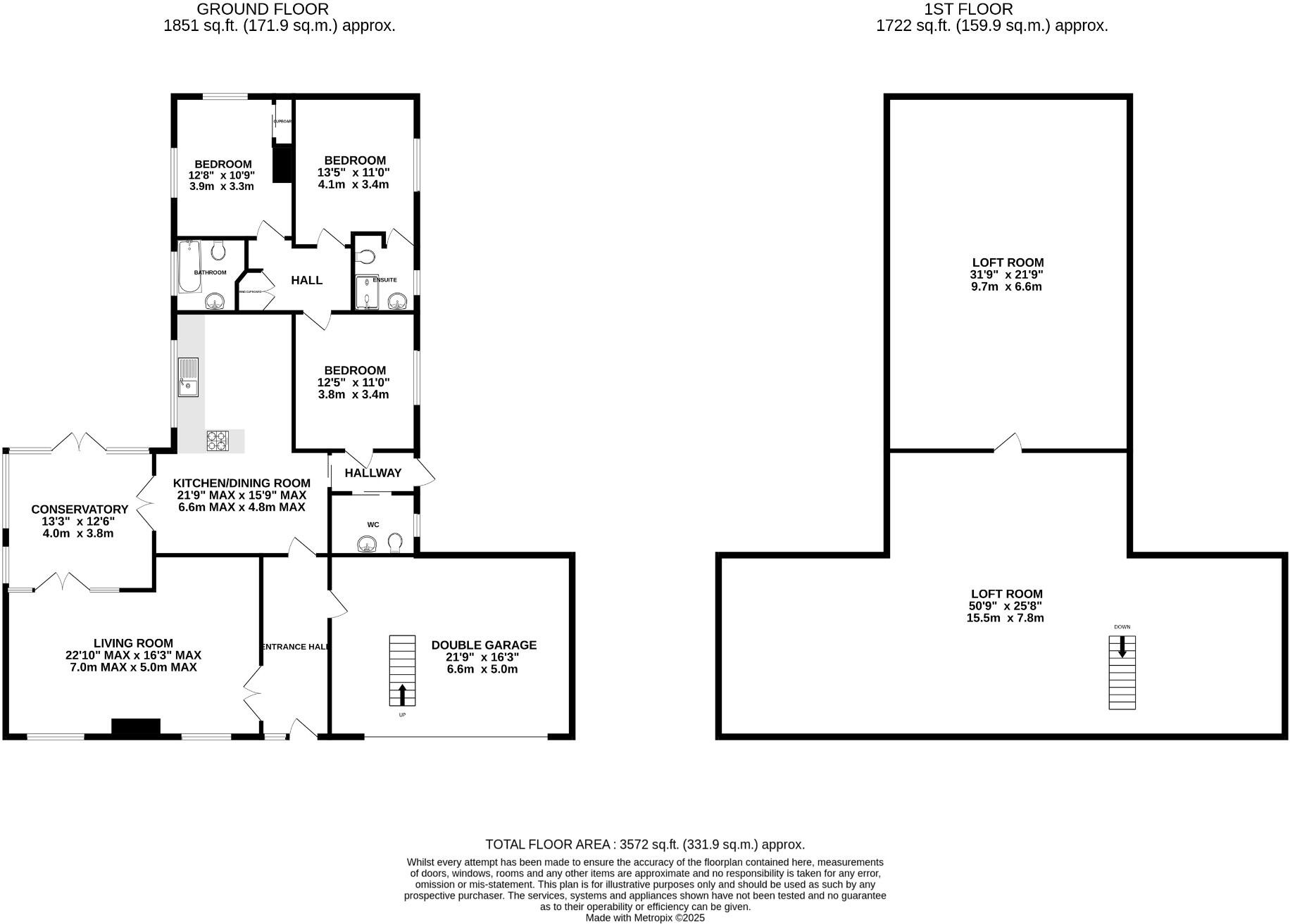 Yallands Hill, Taunton, Somerset, TA2 floorplan