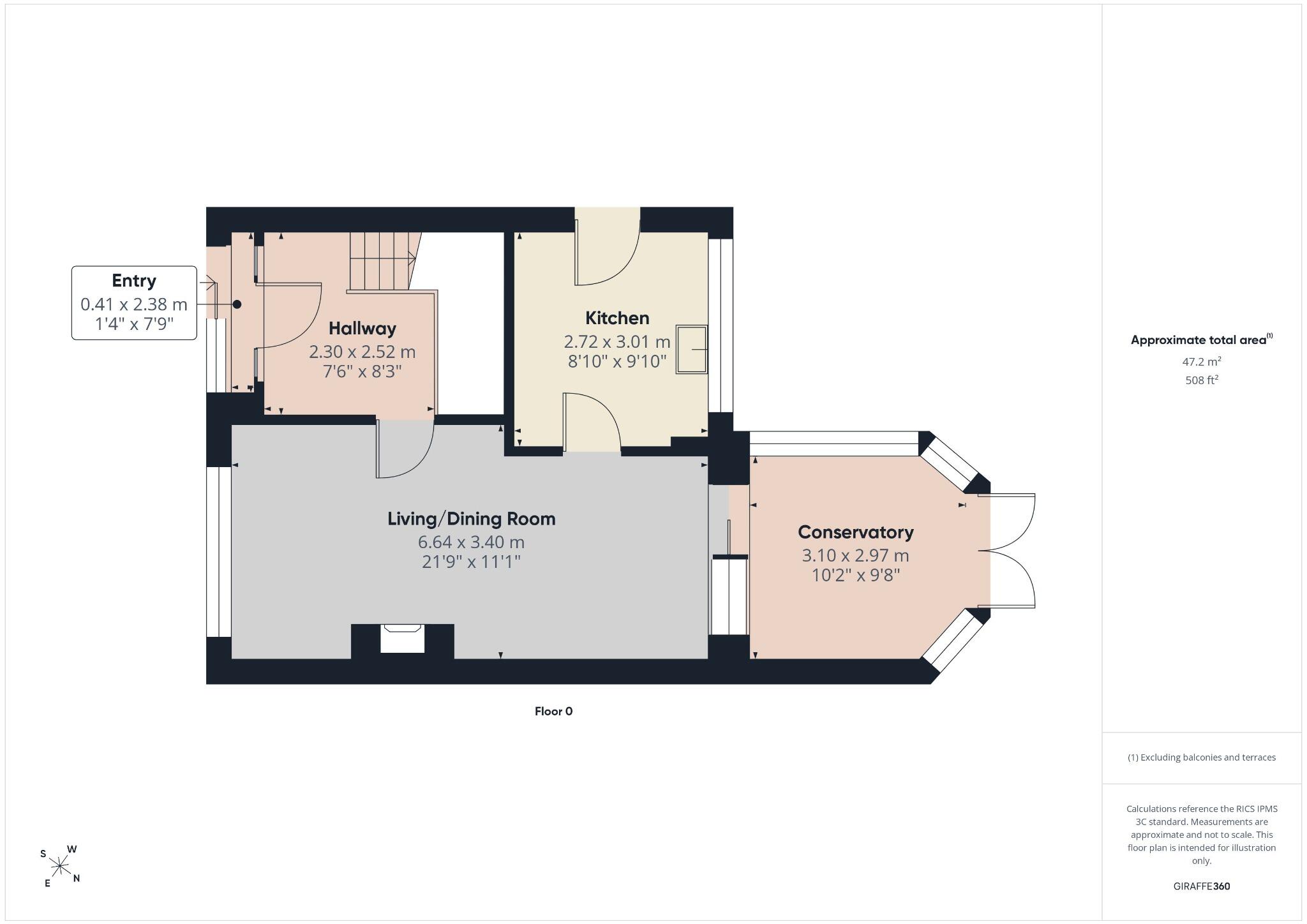 Nant Road, Connah's Quay, Deeside, Flintshire, CH5 4AL floorplan