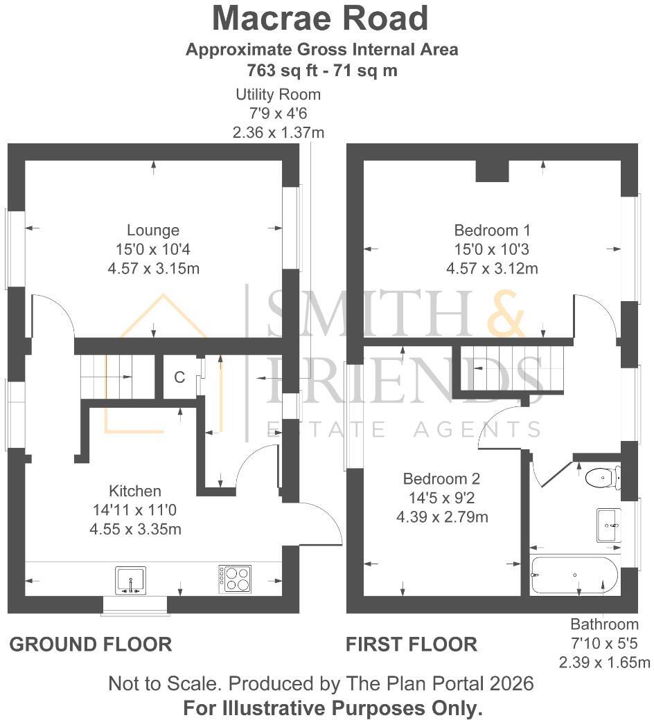 Macrae Road, Owton Manor, Hartlepool floorplan