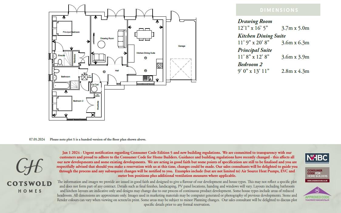 Rooktree Farm Court, Down Ampney, Cirencester, Cotswold, GL7 floorplan