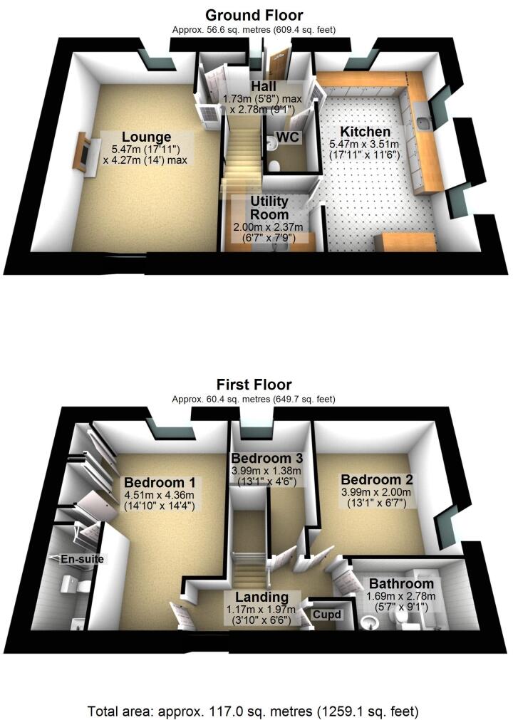 Hensford Mews, Dawlish, Devon, EX7 floorplan