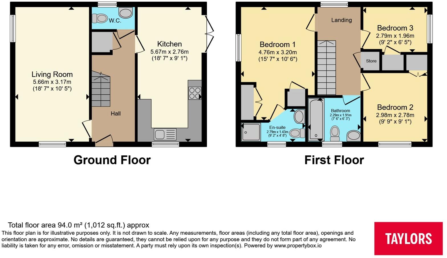 Wick Wick Close, Downend, Bristol, BS36 floorplan