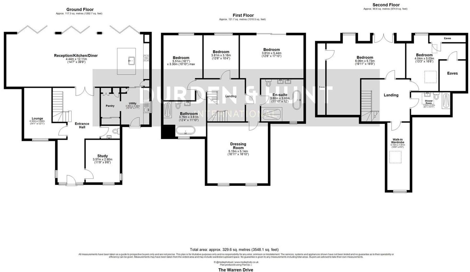 The Warren Drive, London, E11 floorplan