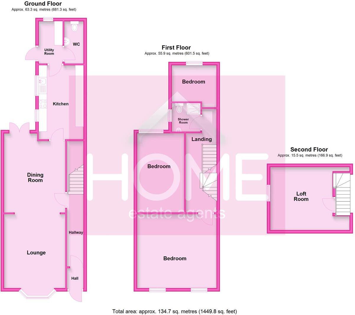 Ashbourne Road, Eccles floorplan