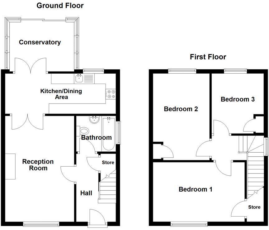 Laburnum Close, Burnley floorplan