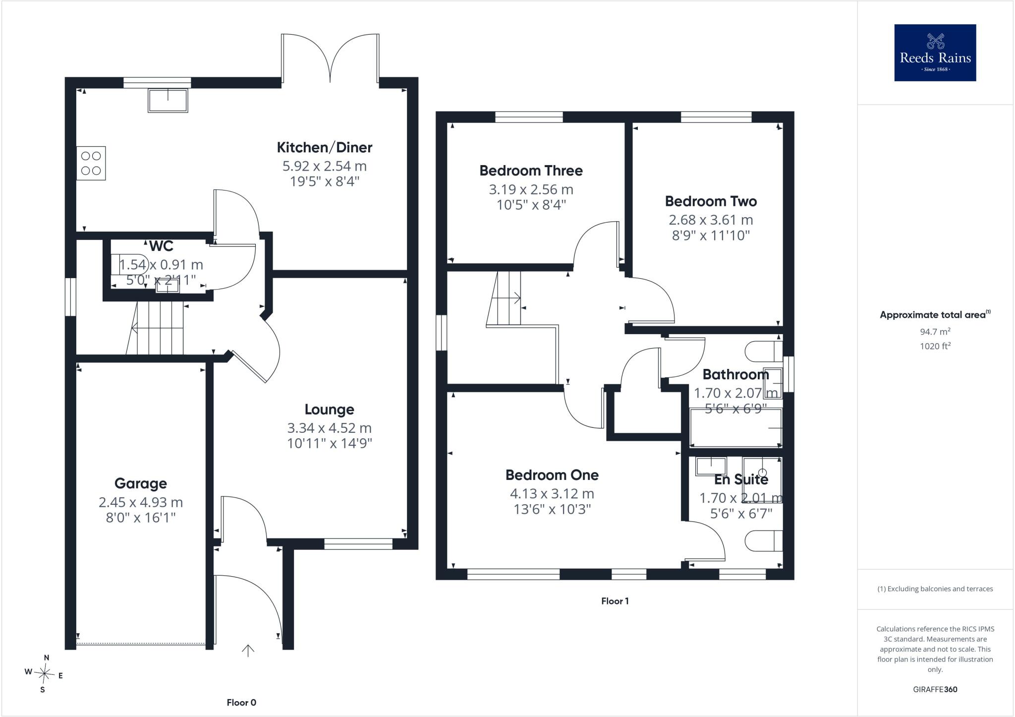Jasmine Mews, Wakefield, West Yorkshire, WF1 floorplan