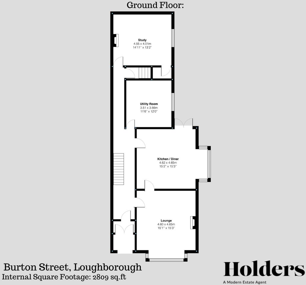 Burton Street, Loughborough floorplan