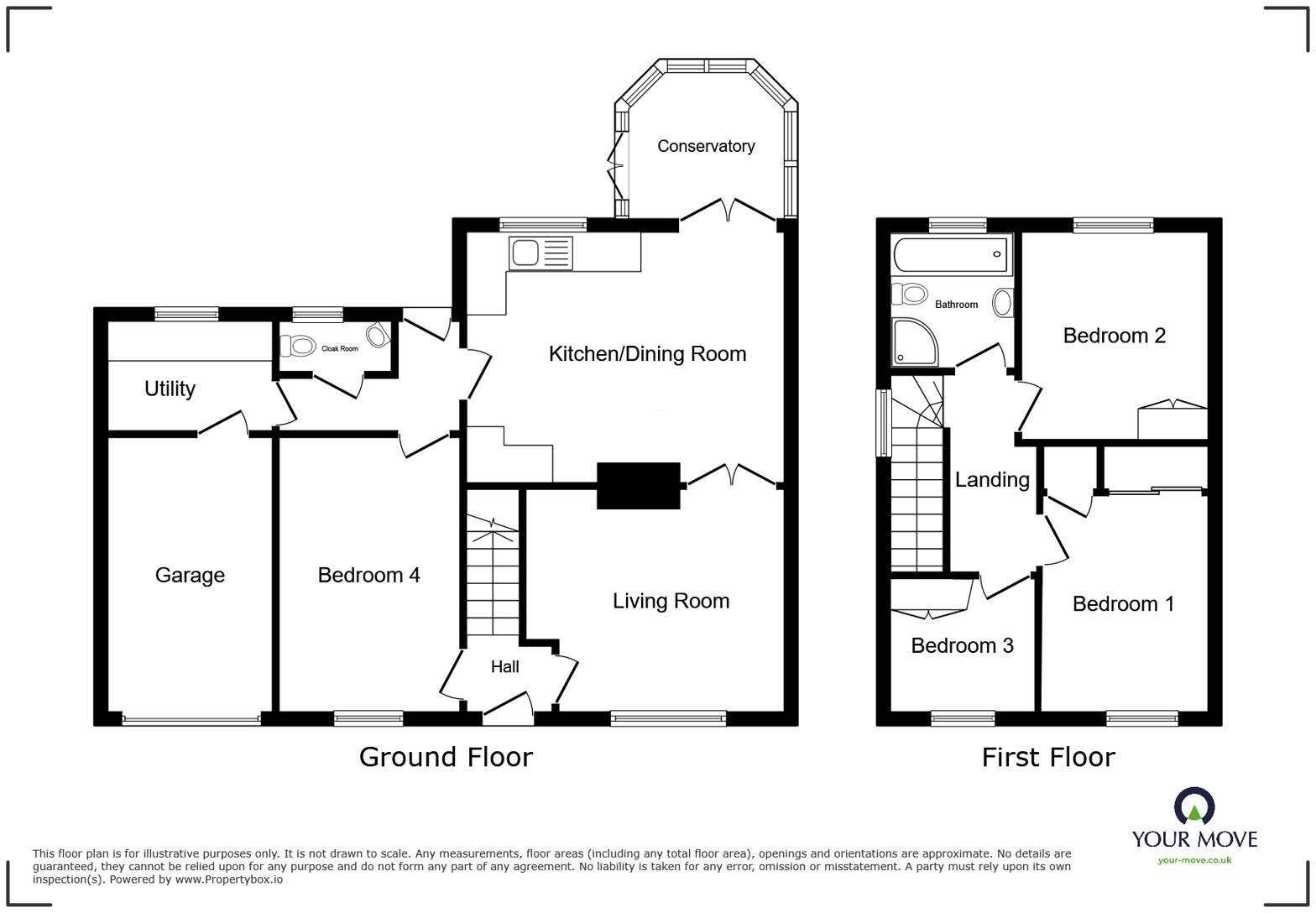 Willow Lane, Cockermouth, Cumbria, CA13 floorplan