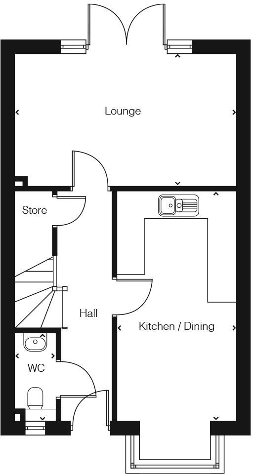 Shetland Road,  
Salford, 
M5 4BX floorplan