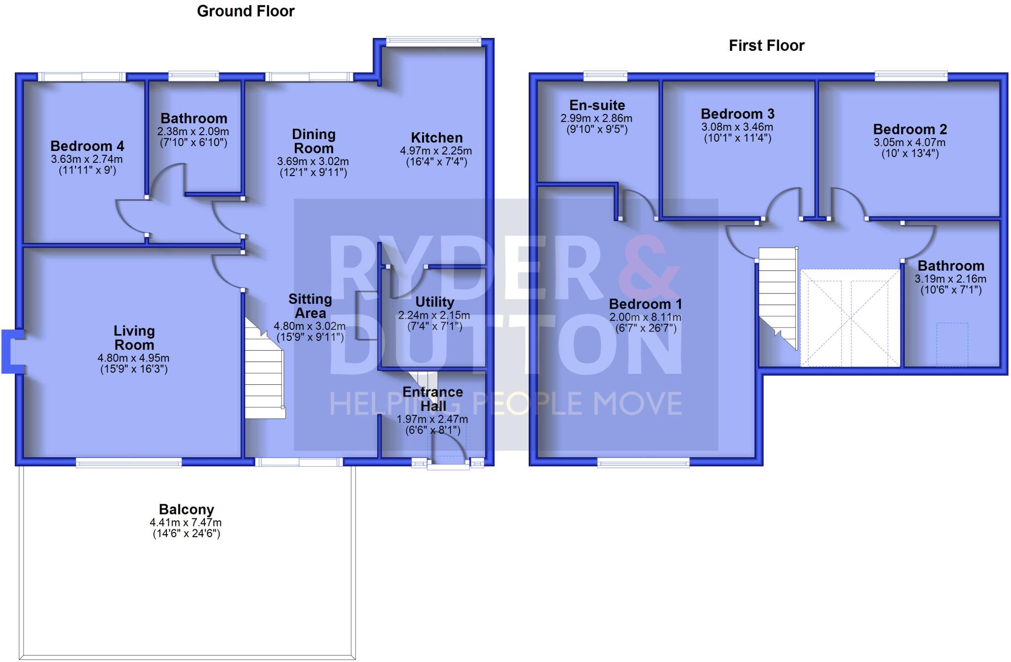 Kingsley Close, Ashton-under-Lyne, Greater Manchester, OL6 floorplan