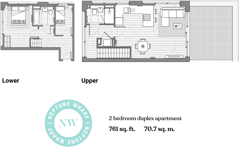 Neptune Wharf, London, SE8 floorplan
