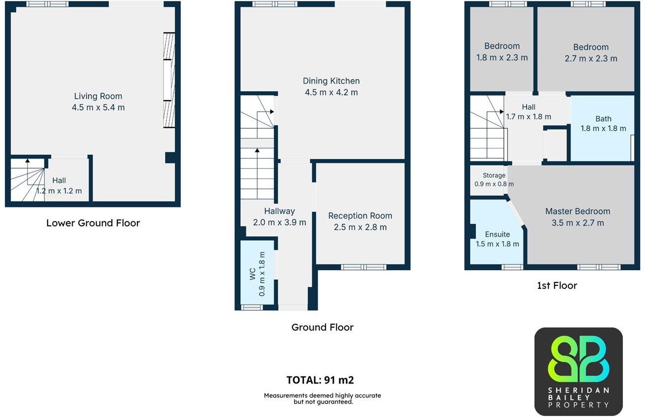 Weatherhill Rise, Huddersfield floorplan