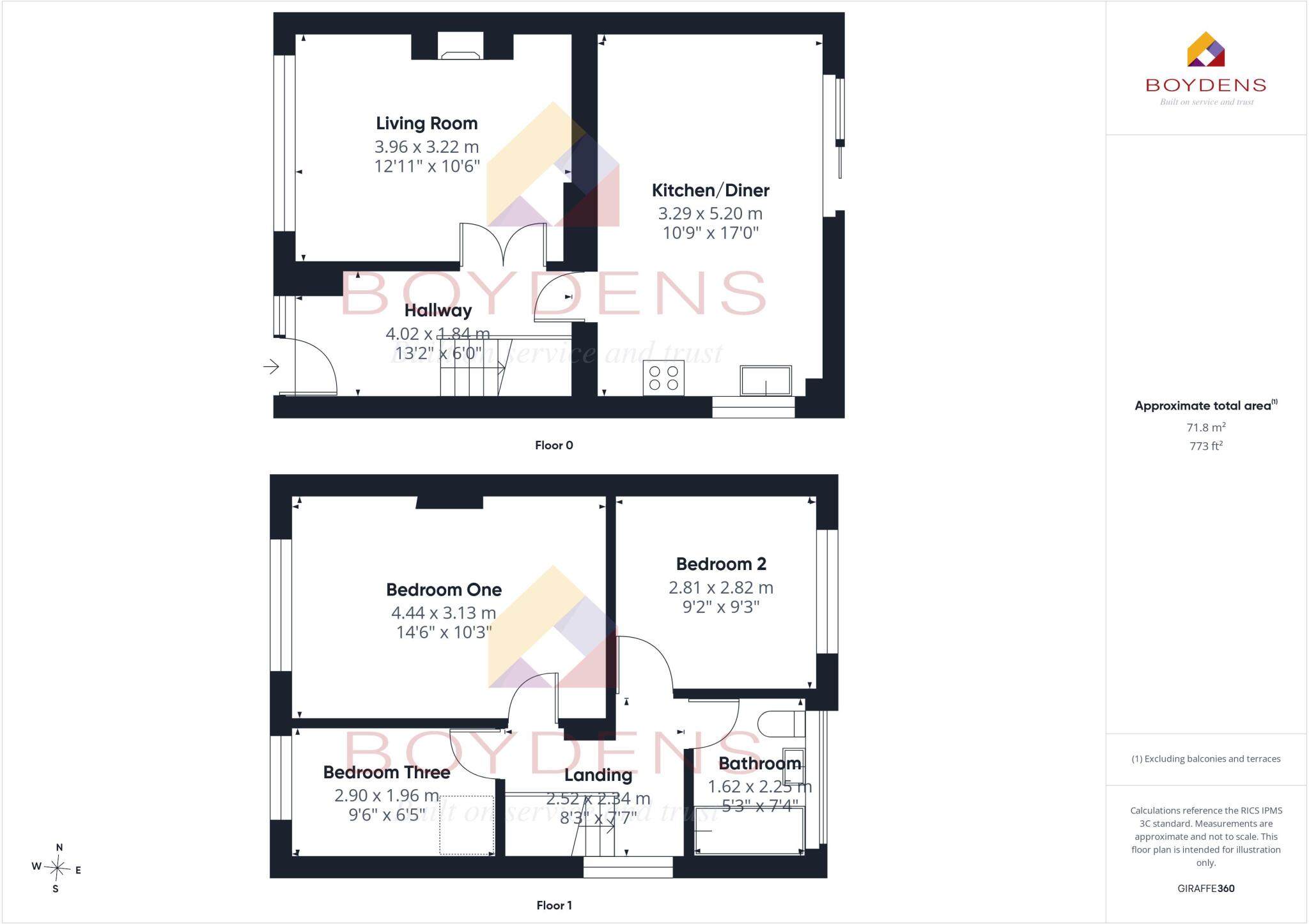 Lavender Close, Tiptree floorplan