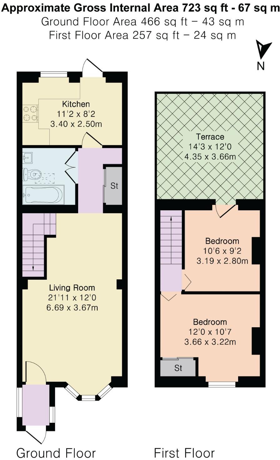 Palestine Grove, London, SW19 floorplan