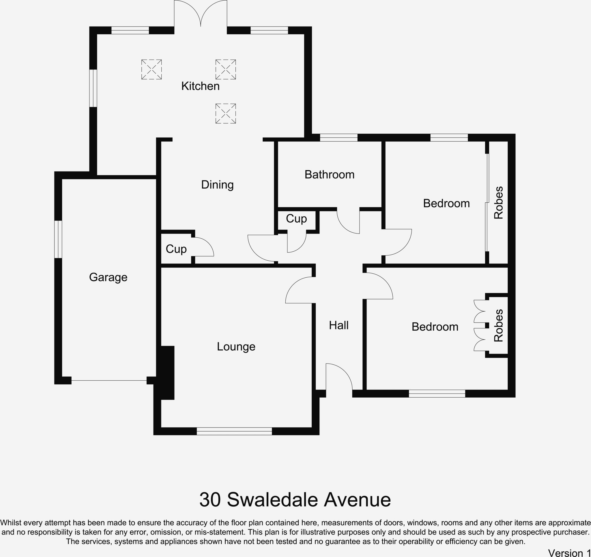 Swaledale Avenue, Blyth floorplan