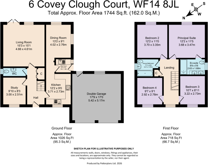 Covey Clough Court, Upper Hopton, Mirfield, WF14 floorplan