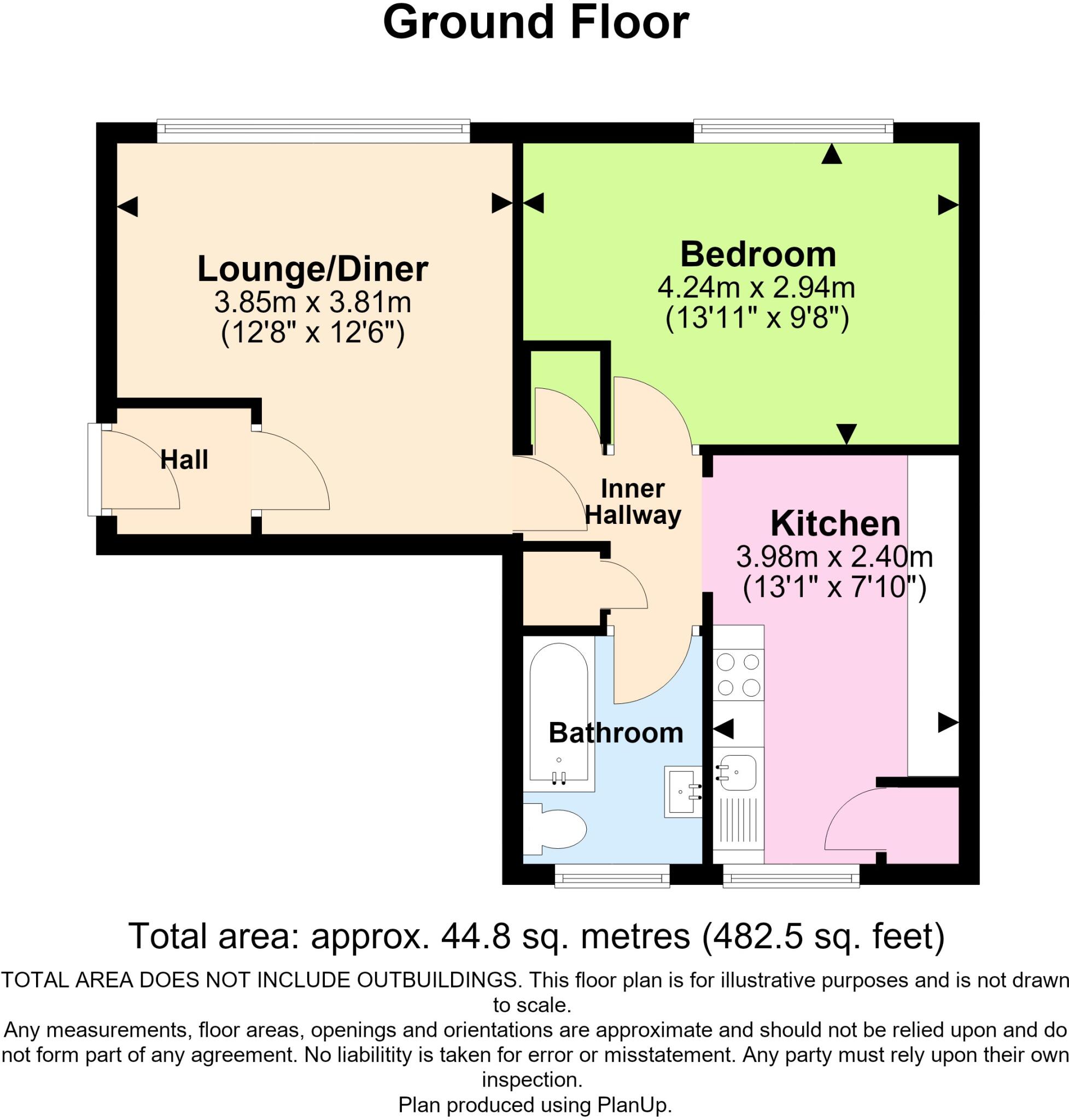 Butts Road, Southwick floorplan