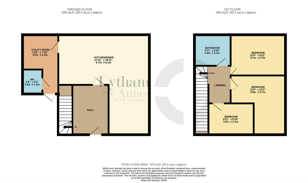 Preston Road, Lytham St. Annes, FY8 floorplan