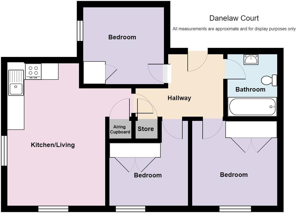 Danelaw Court, Hinckley floorplan