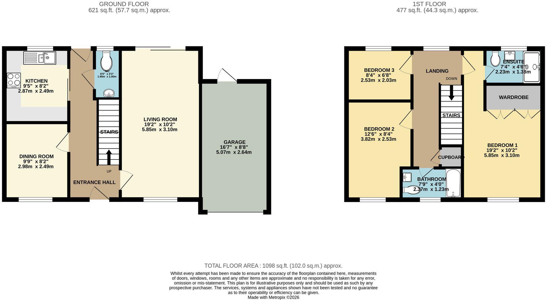 25, Dulwich Grange, Bratton, TF5 floorplan