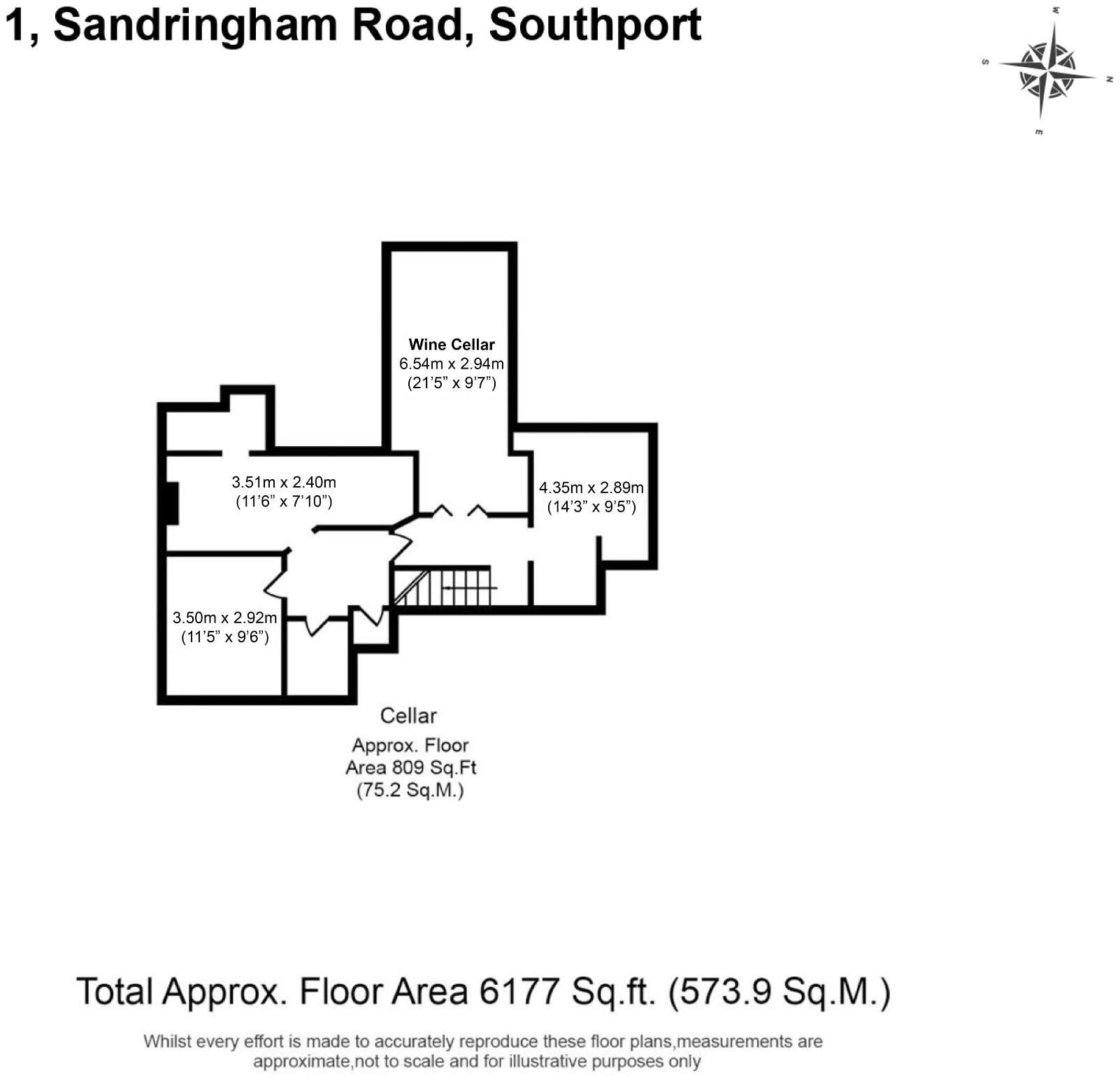 1 Sandringham Road, Birkdale, Southport, Merseyside floorplan