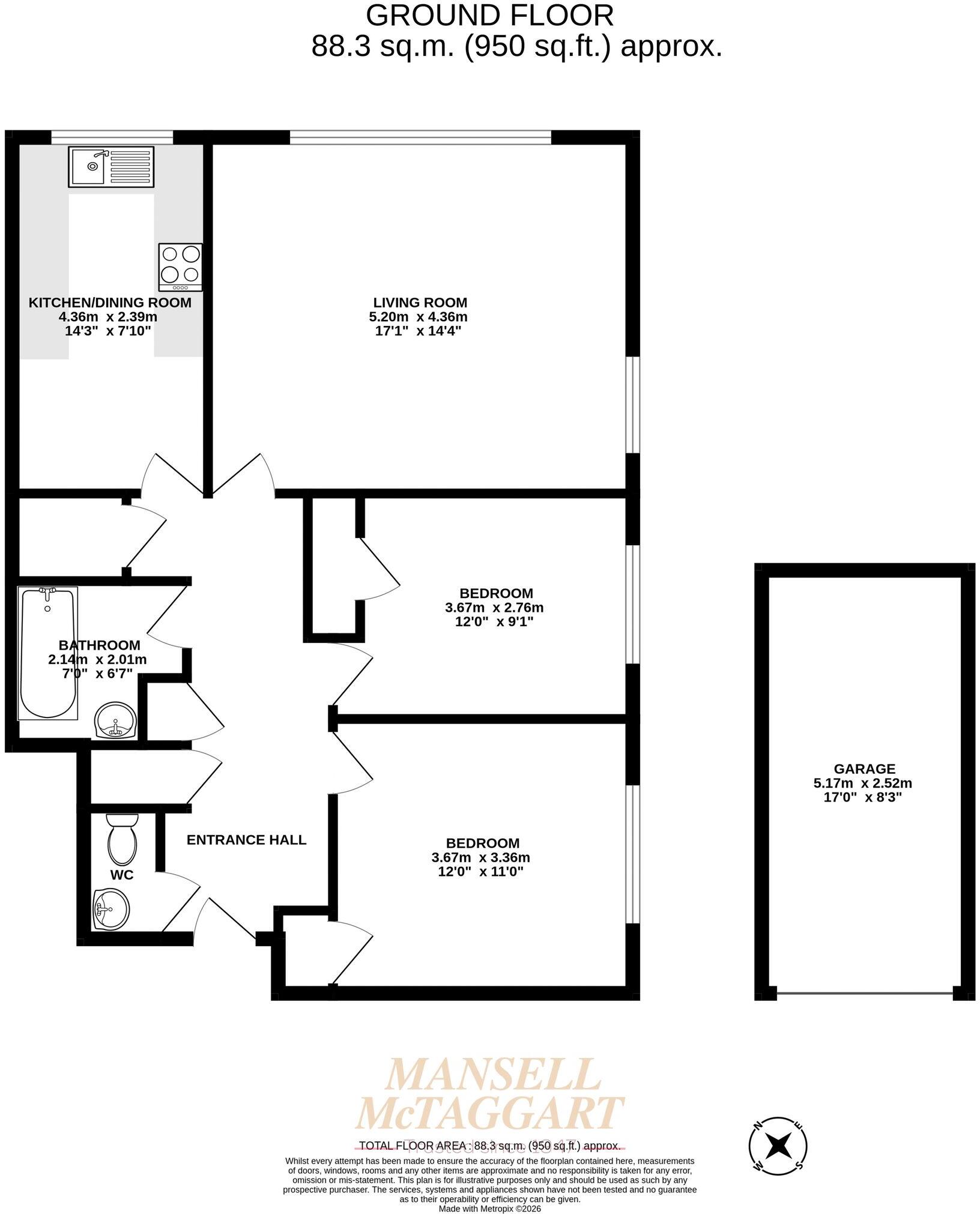 Grovelands, Horley, RH6 floorplan