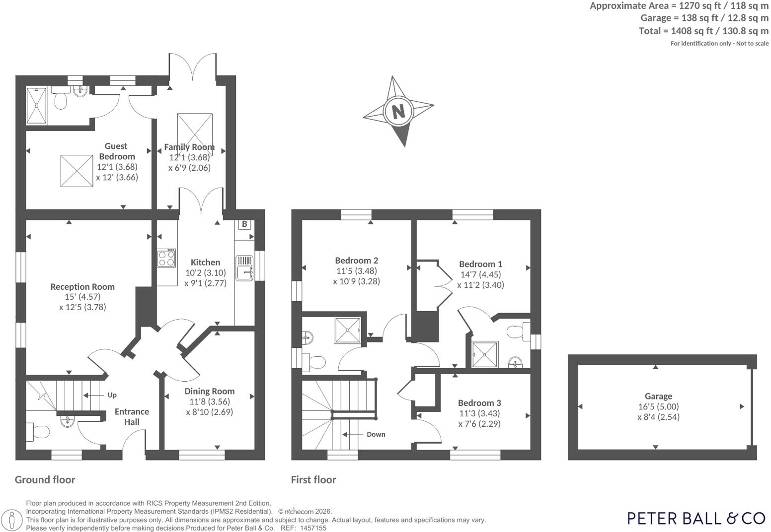 Peach Close, Walton Cardiff, Tewkesbury floorplan