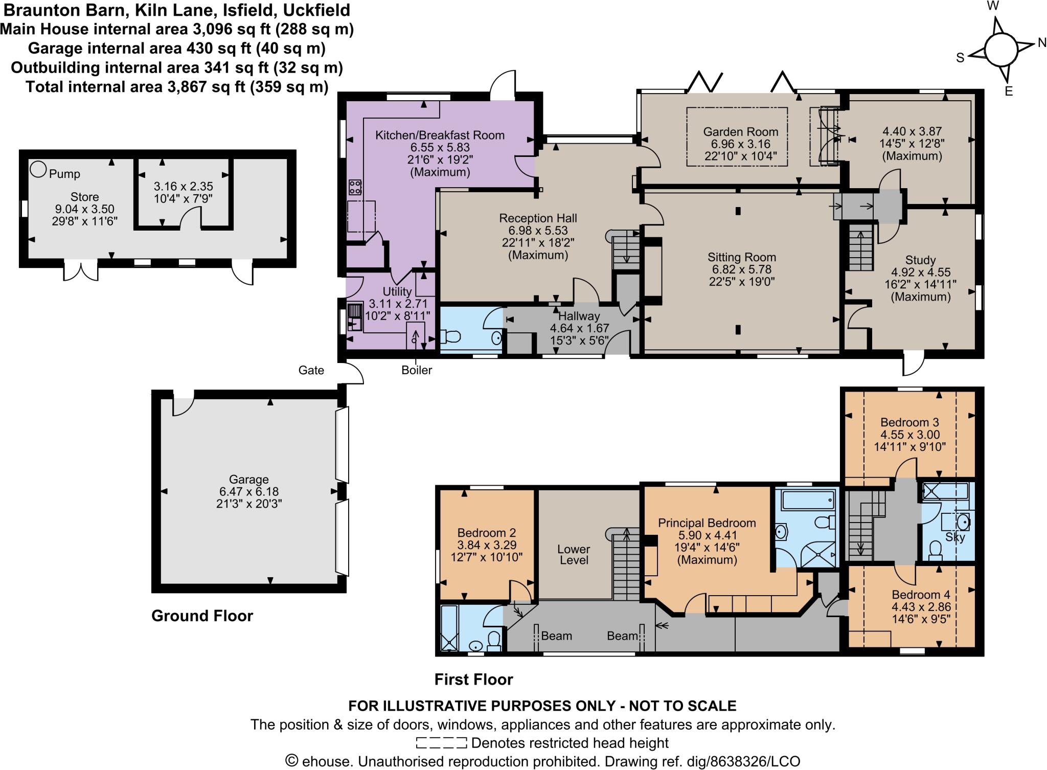 Kiln Lane, Isfield, Uckfield, East Sussex floorplan