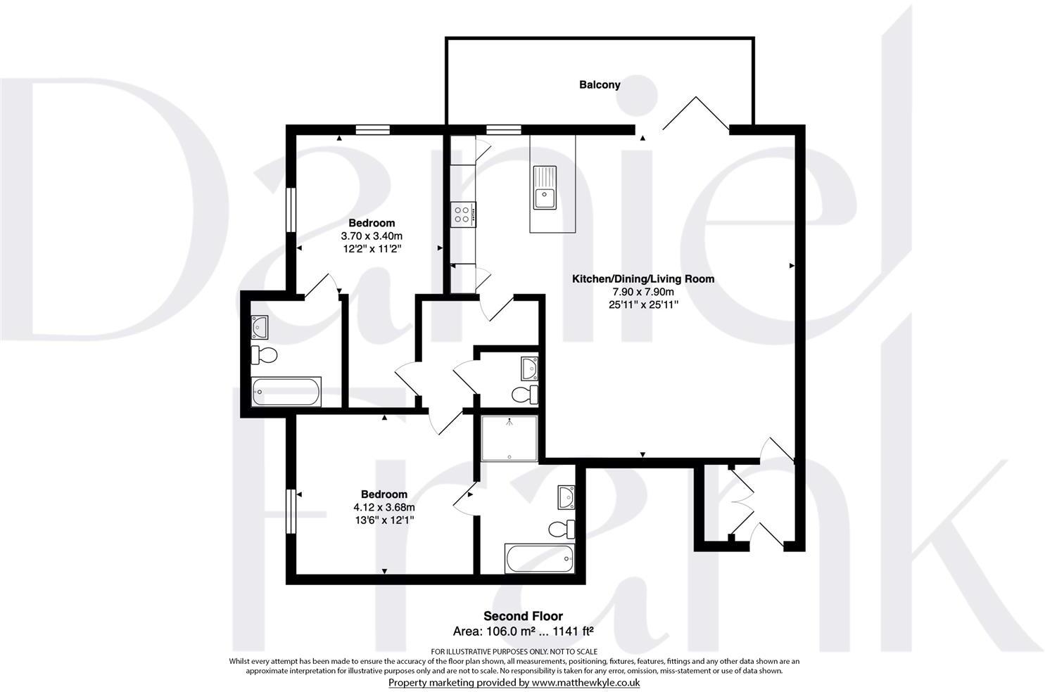 The Courtland, Whitehall Road floorplan