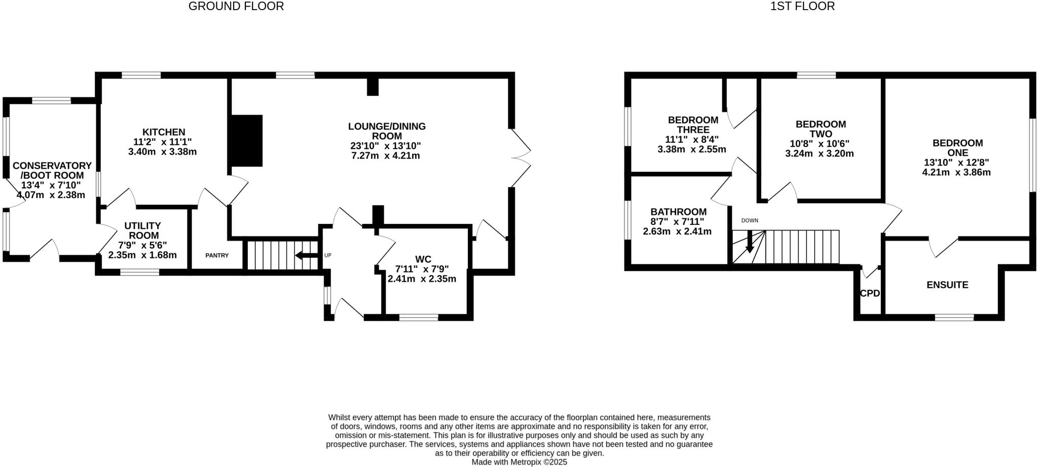 Fron, Montgomery, Powys floorplan