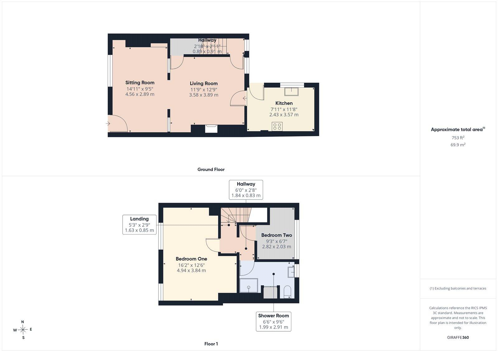 Wellington Road, Edlington, Doncaster, South Yorkshire, DN12 floorplan