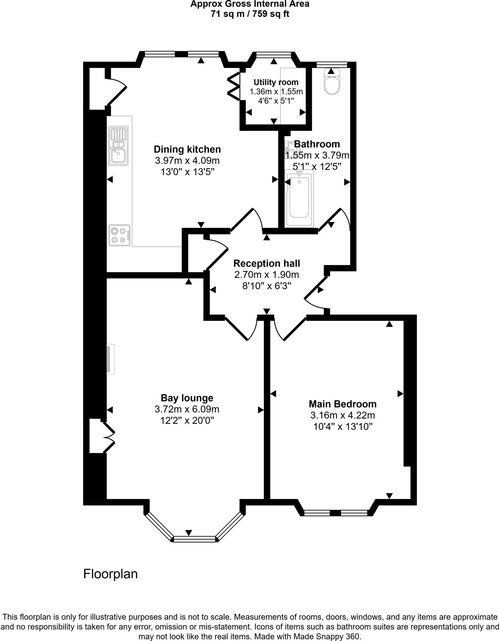 Cartvale Road, Glasgow floorplan