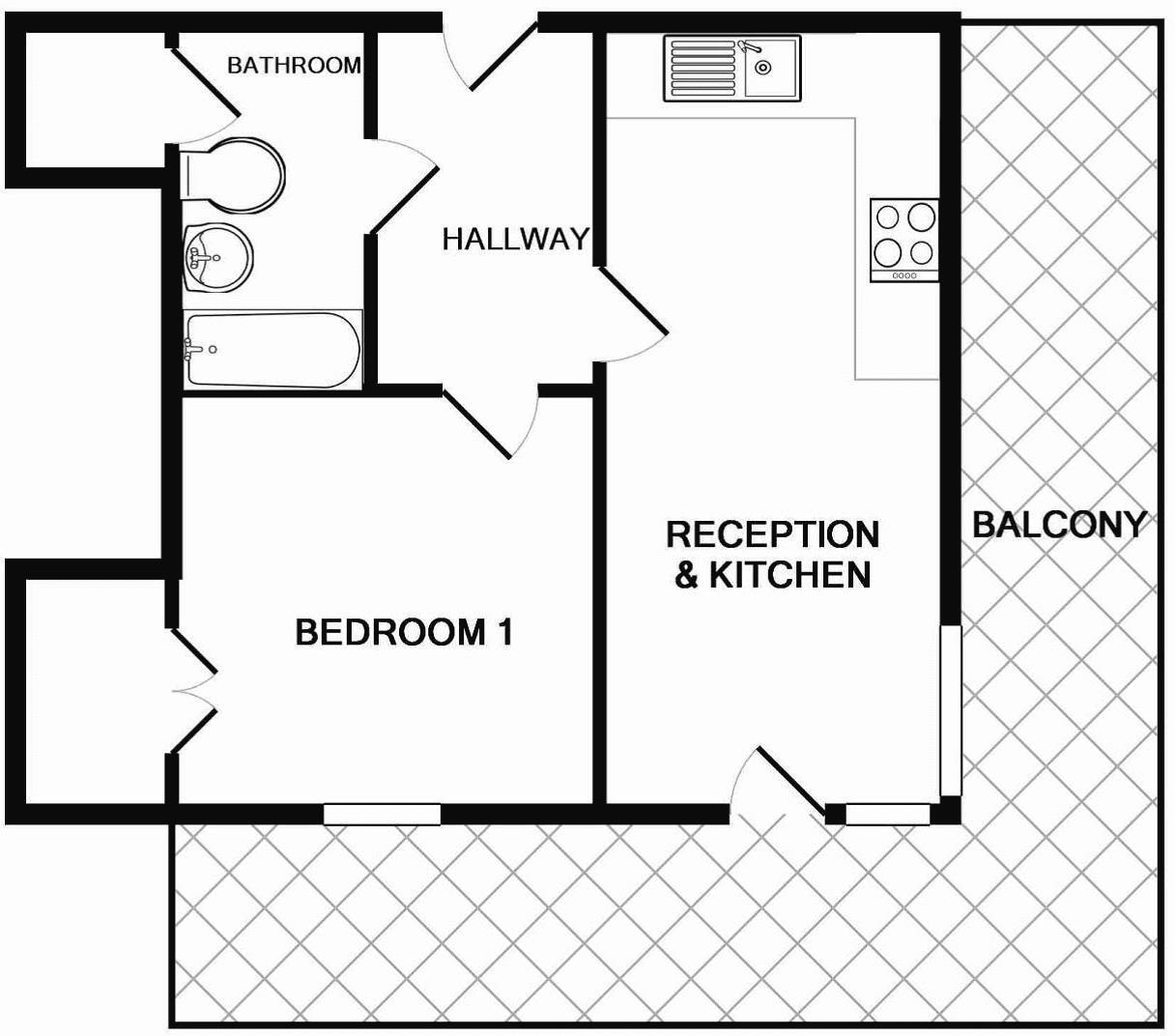 Horizon, Broad Weir, BS1 floorplan