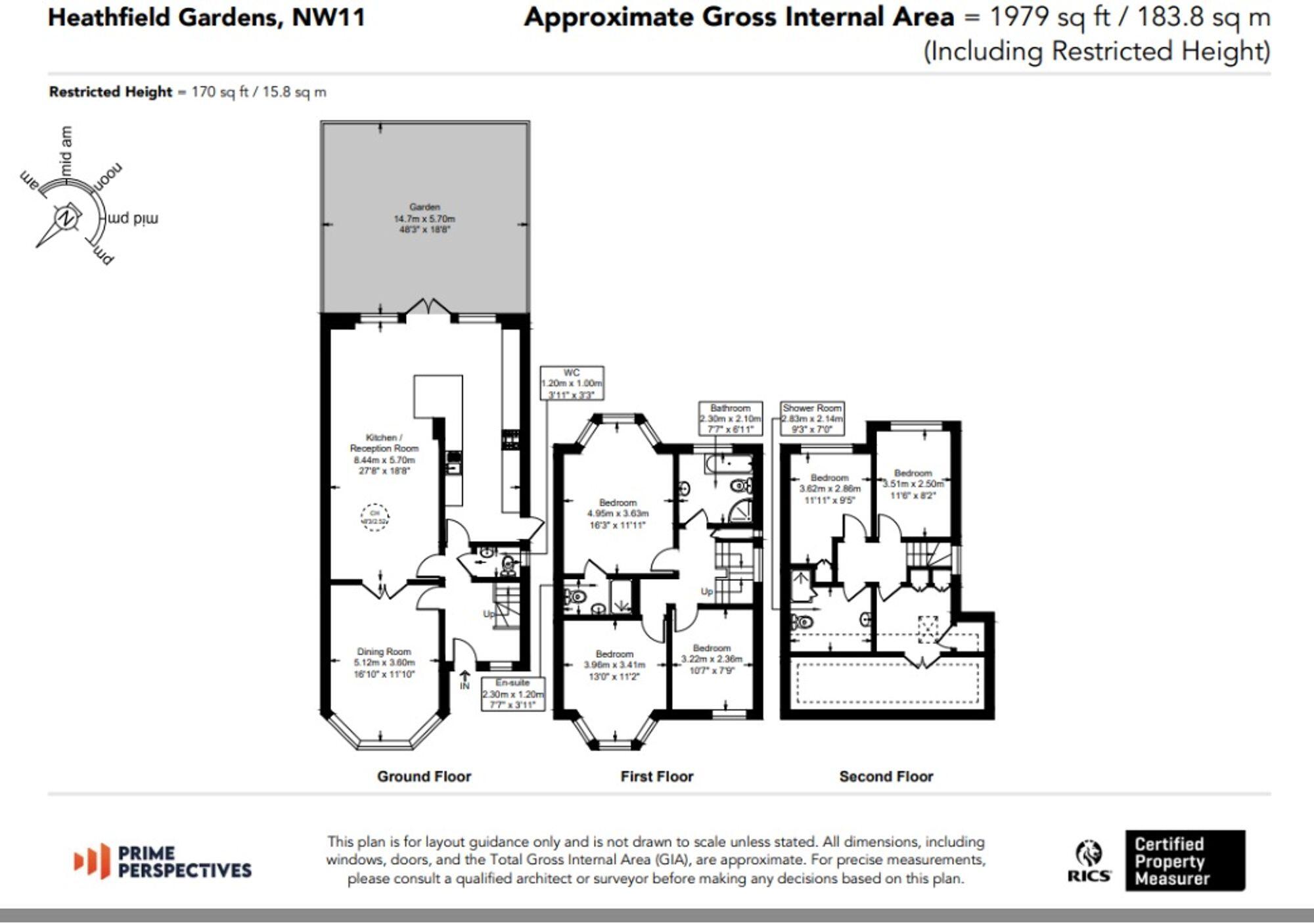 Heathfield Gardens, London, NW11 floorplan
