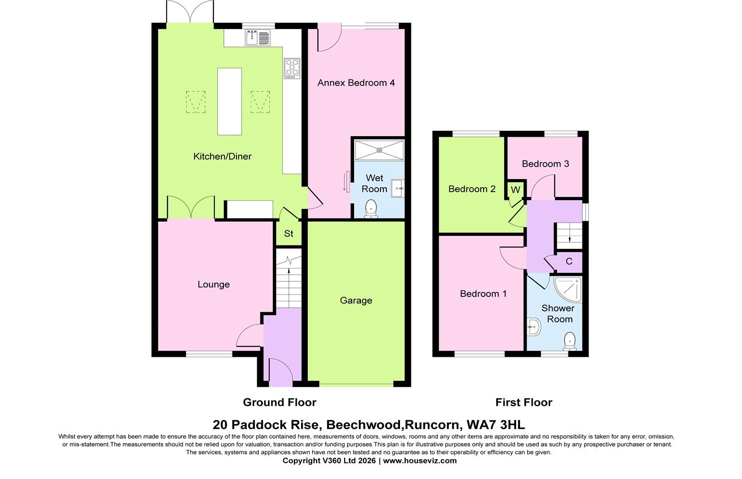 Paddock Rise, Beechwood, WA7 3HL floorplan
