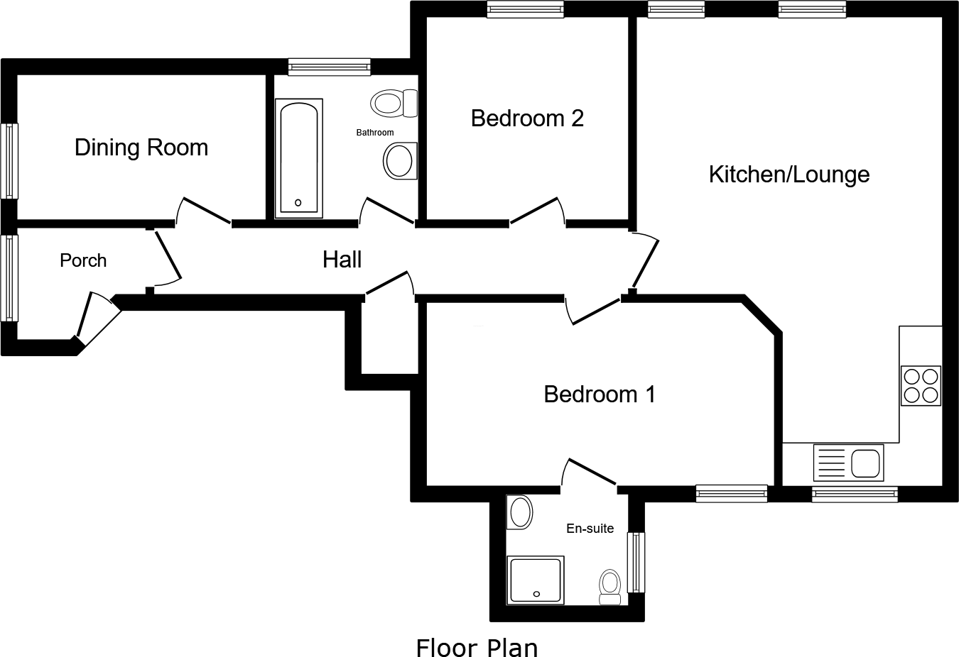 Swan Road, Lichfield, Staffordshire, WS13 floorplan