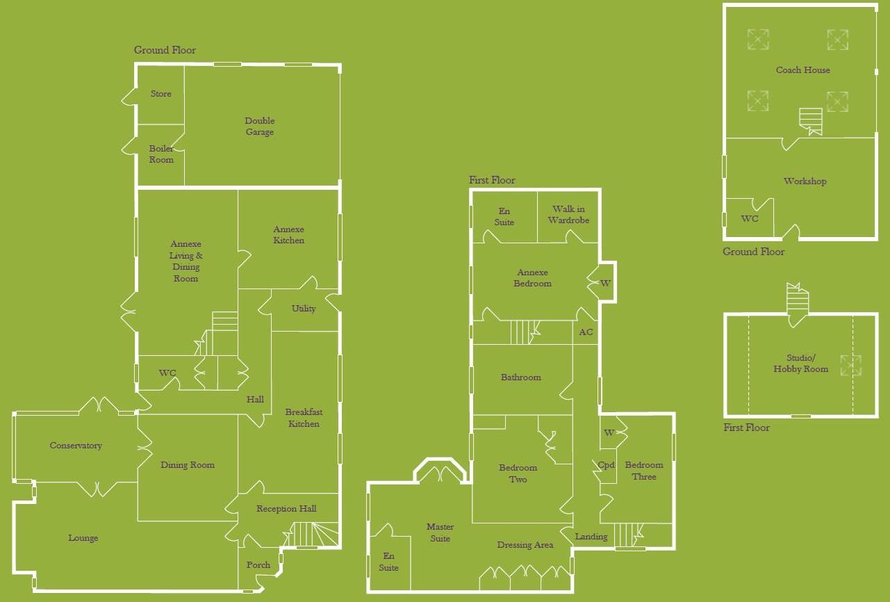 Fairview, Upper Hoar Cross Road, Hadley End, DE13 floorplan