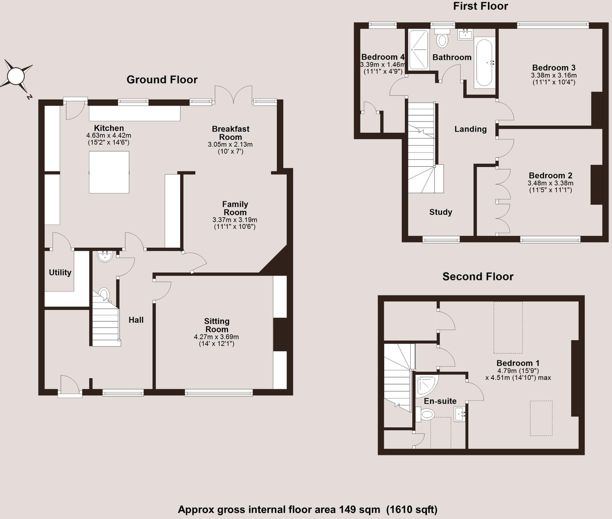 Elm Road, Bishop's Stortford, CM23 floorplan