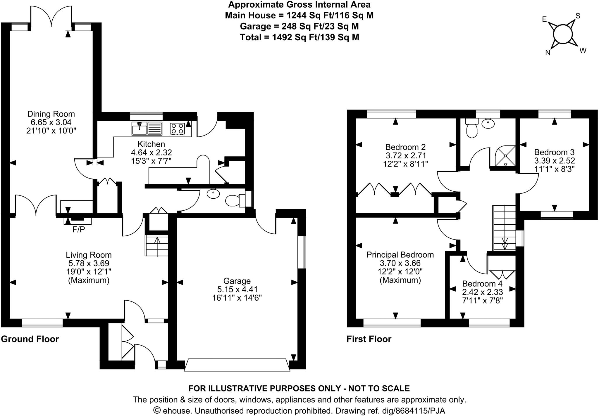 The Paddock, Tarporley floorplan
