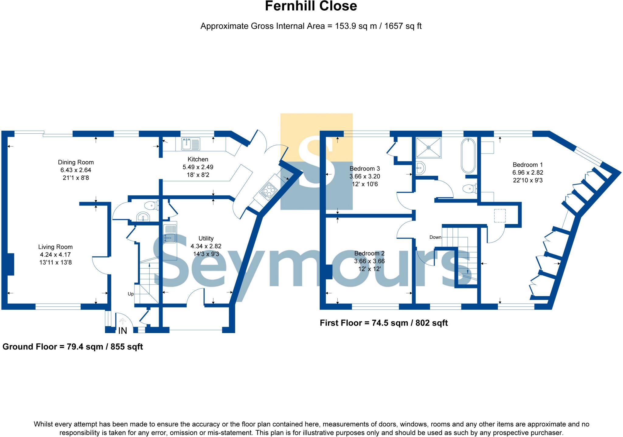 Fernhill Close, Blackwater floorplan
