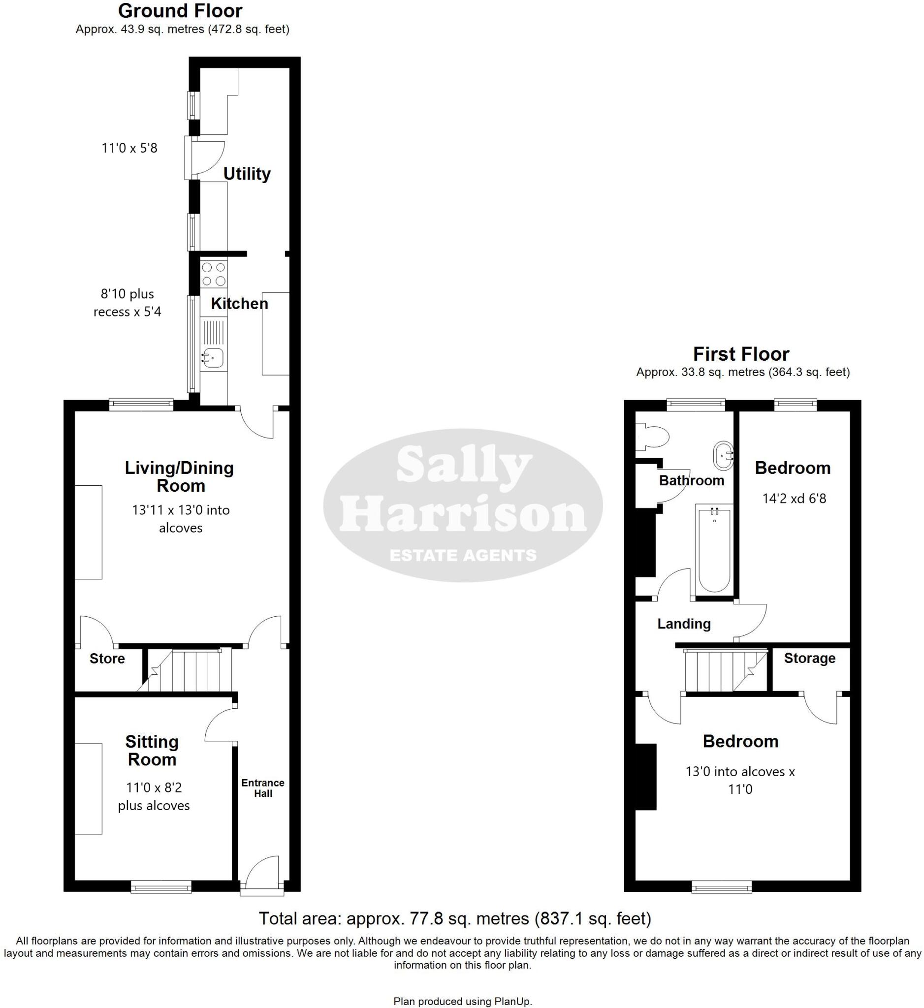 Harrison Street, Barnoldswick, Lancashire, BB18 floorplan
