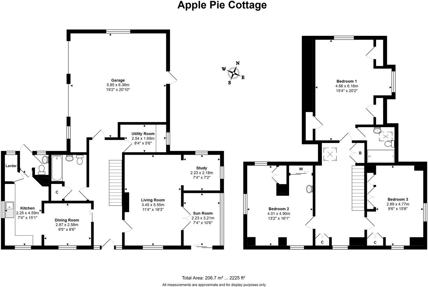 Downs Road, Compton, Newbury, Berkshire, RG20 floorplan