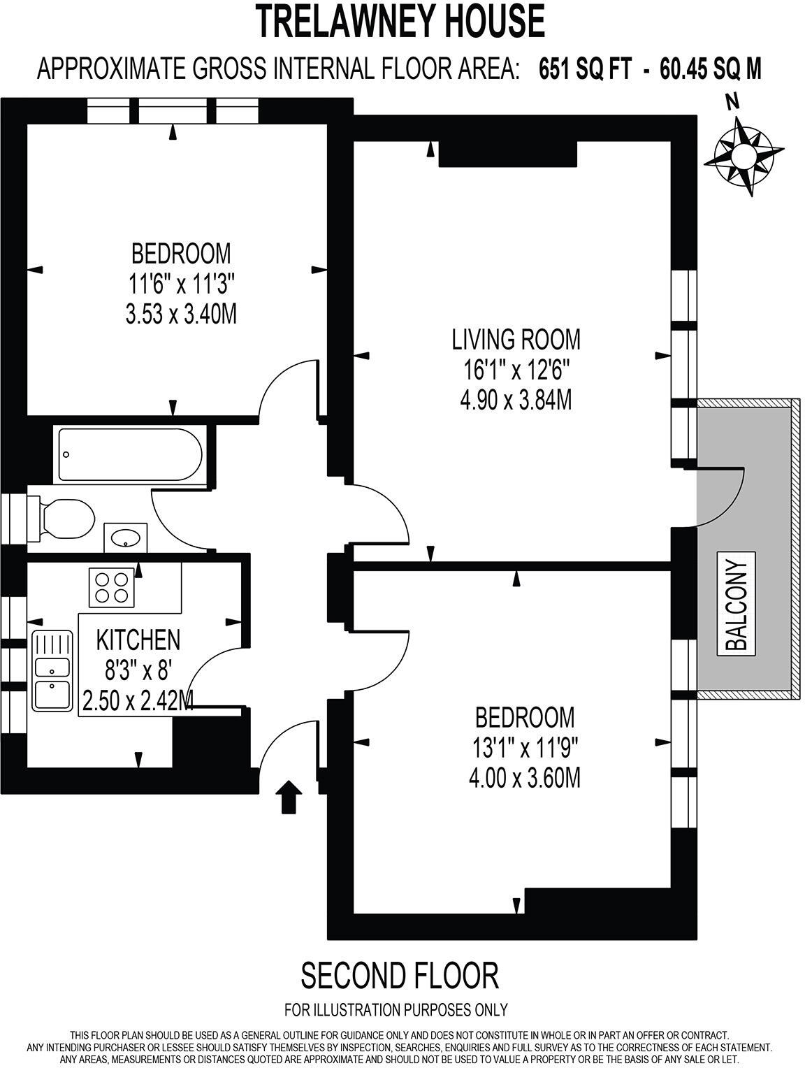 Trelawney House, Union Street London SE1 floorplan