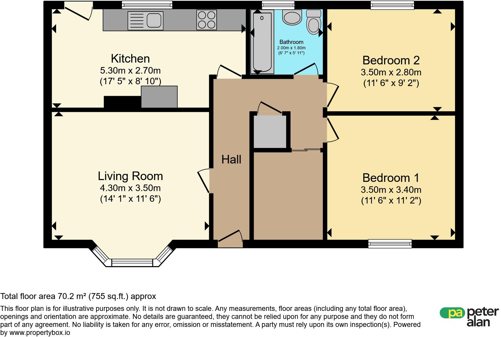 Watton Close, Llanishen, Cardiff floorplan