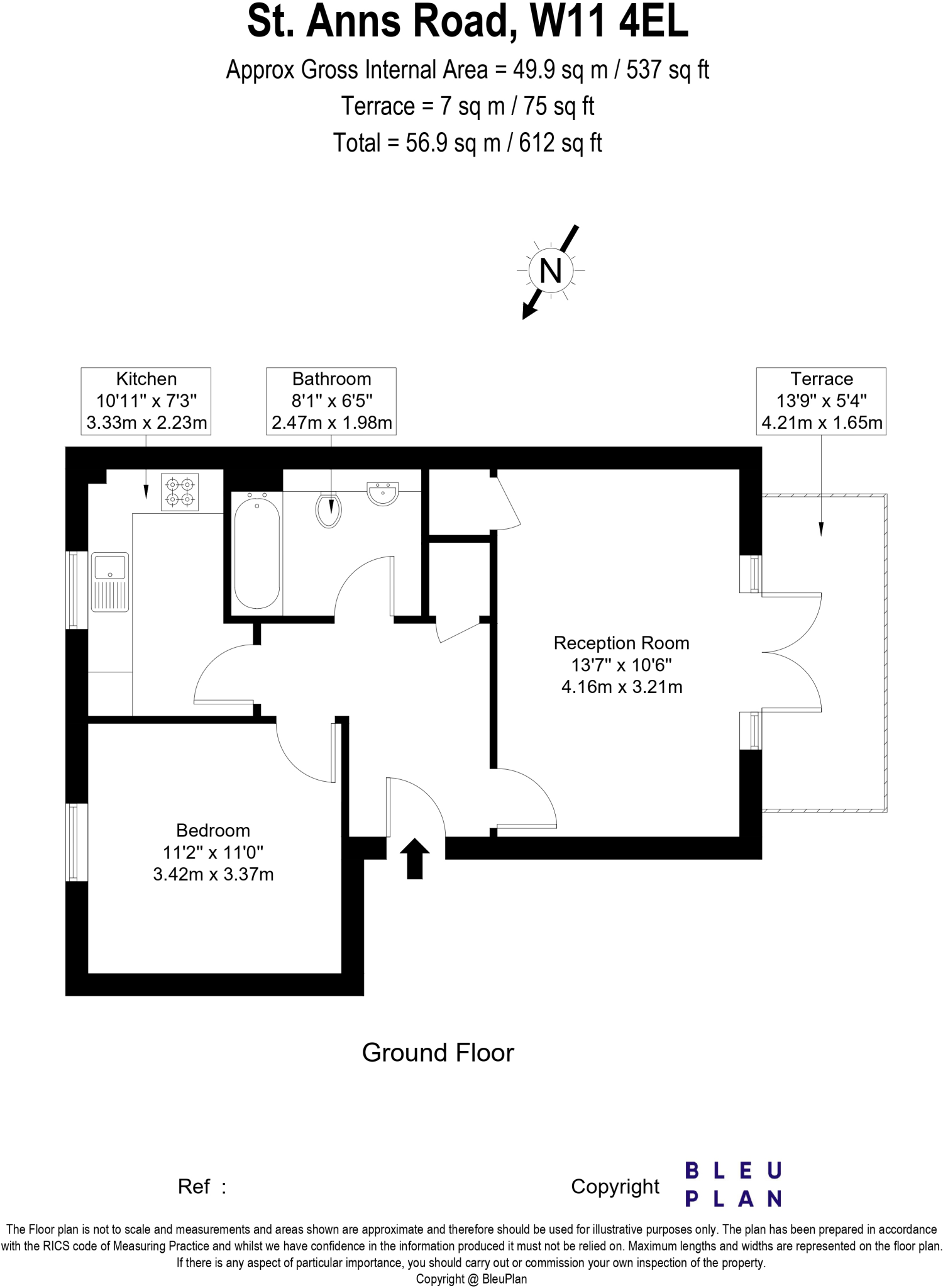 St. Anns Road, London floorplan