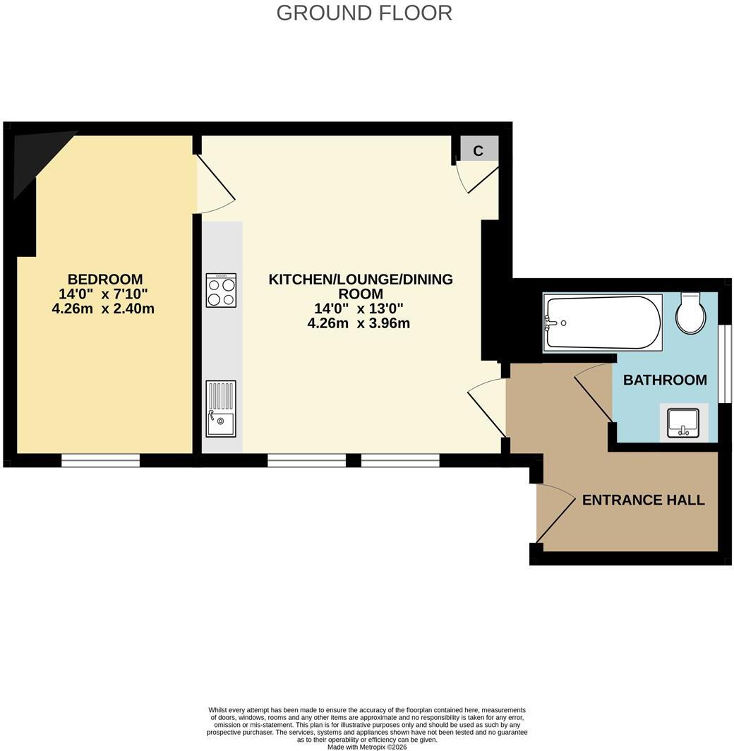 Clarendon Road, Westbourne floorplan