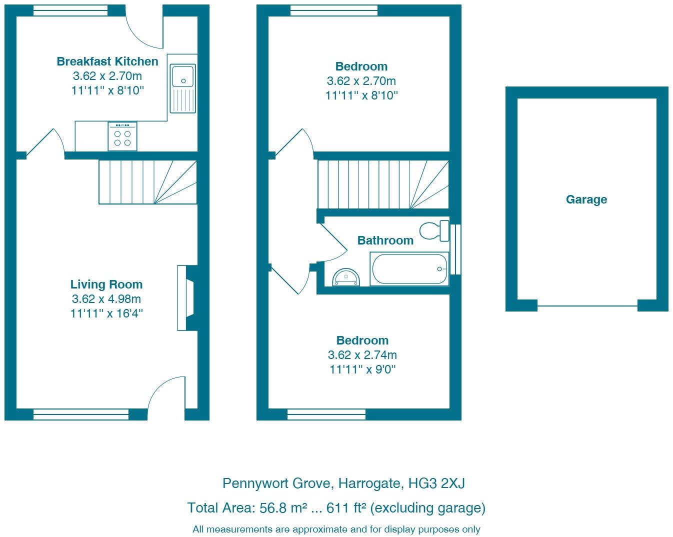 Pennywort Grove, Harrogate floorplan